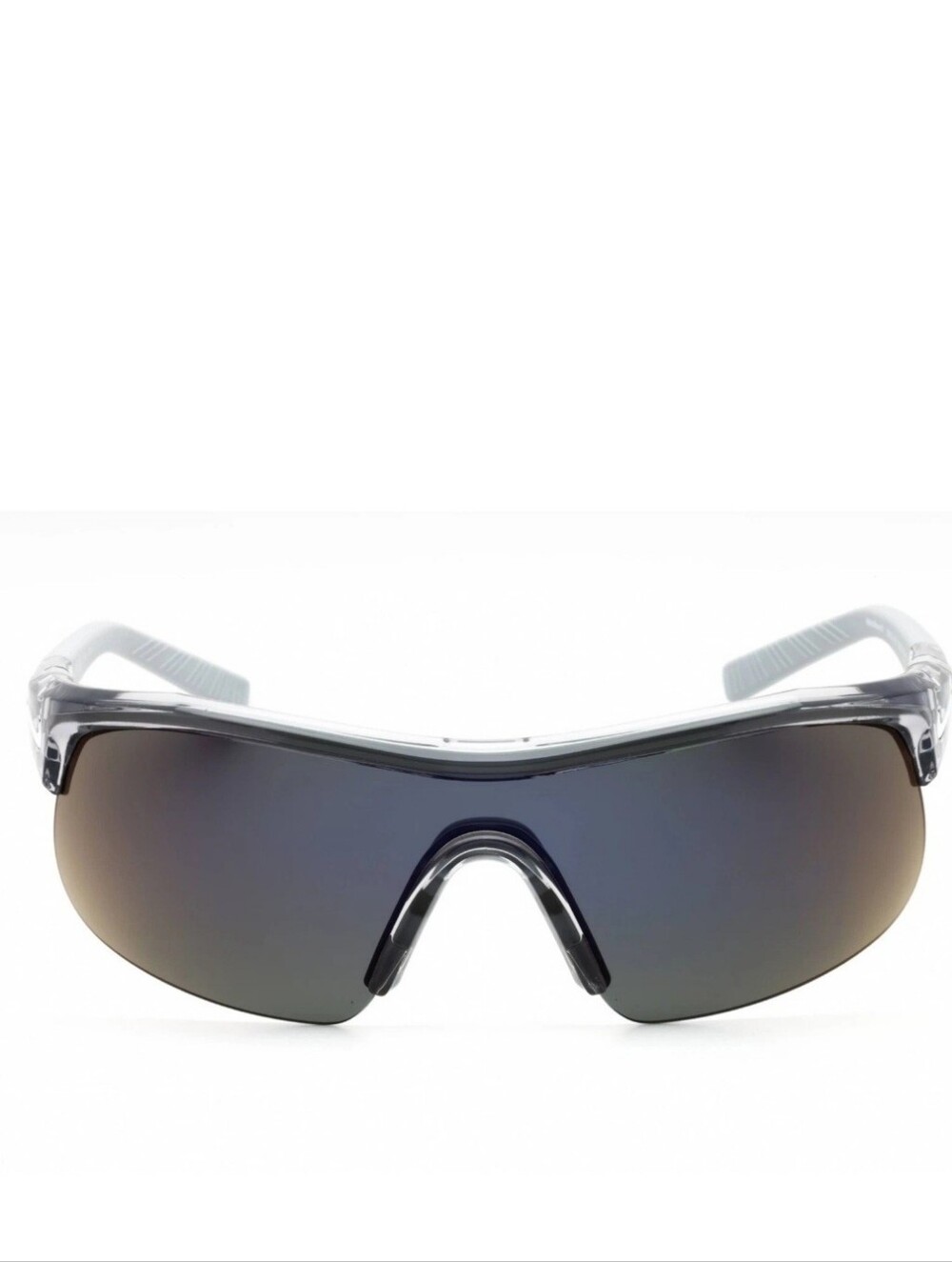 Nike Show X1 DX6520-065 #3 Wolf Grey Semi-Rimless with Blue/Purple Polarized NEW